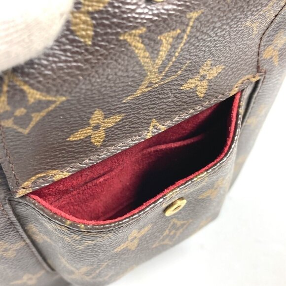 LOUIS VUITTON Brown Monogram Pouch - Picture 12 of 13